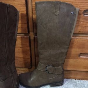 Long Brown Rider Boots